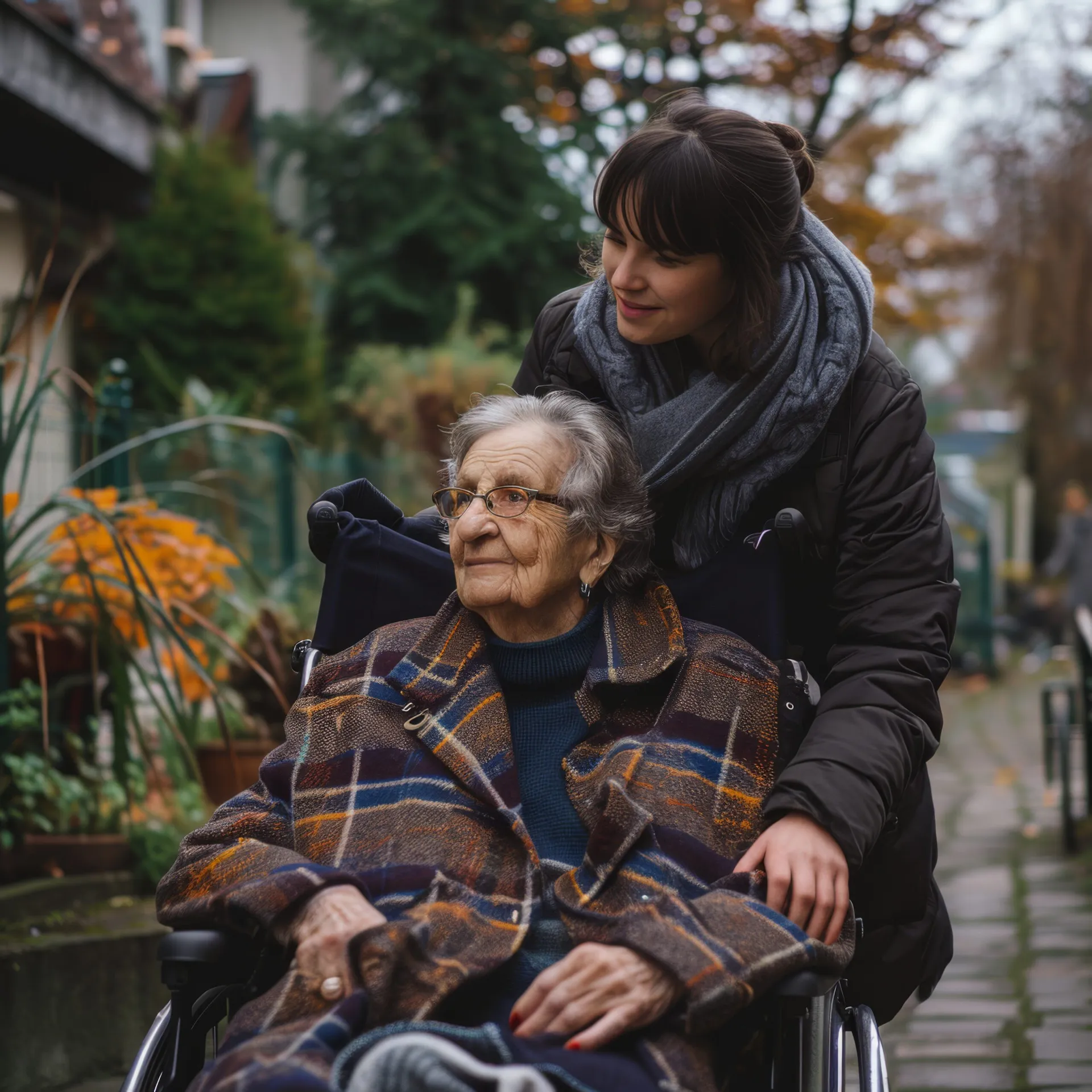 Caregiver supporting a Houston family at home